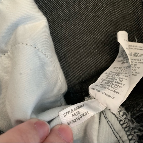 J Crew Factory High Rise Skinny Jean in Ash Grey Wash Size 29 1552 - Picture 6 of 11